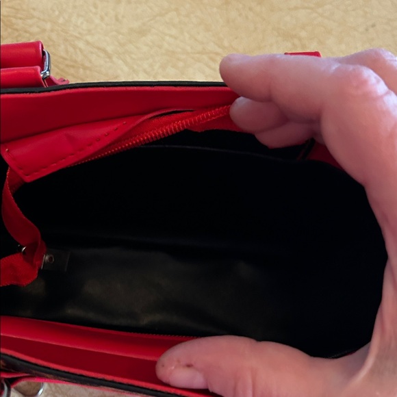 Source Unknown Leopard Mini Tote with Red Accents - Picture 2 of 3